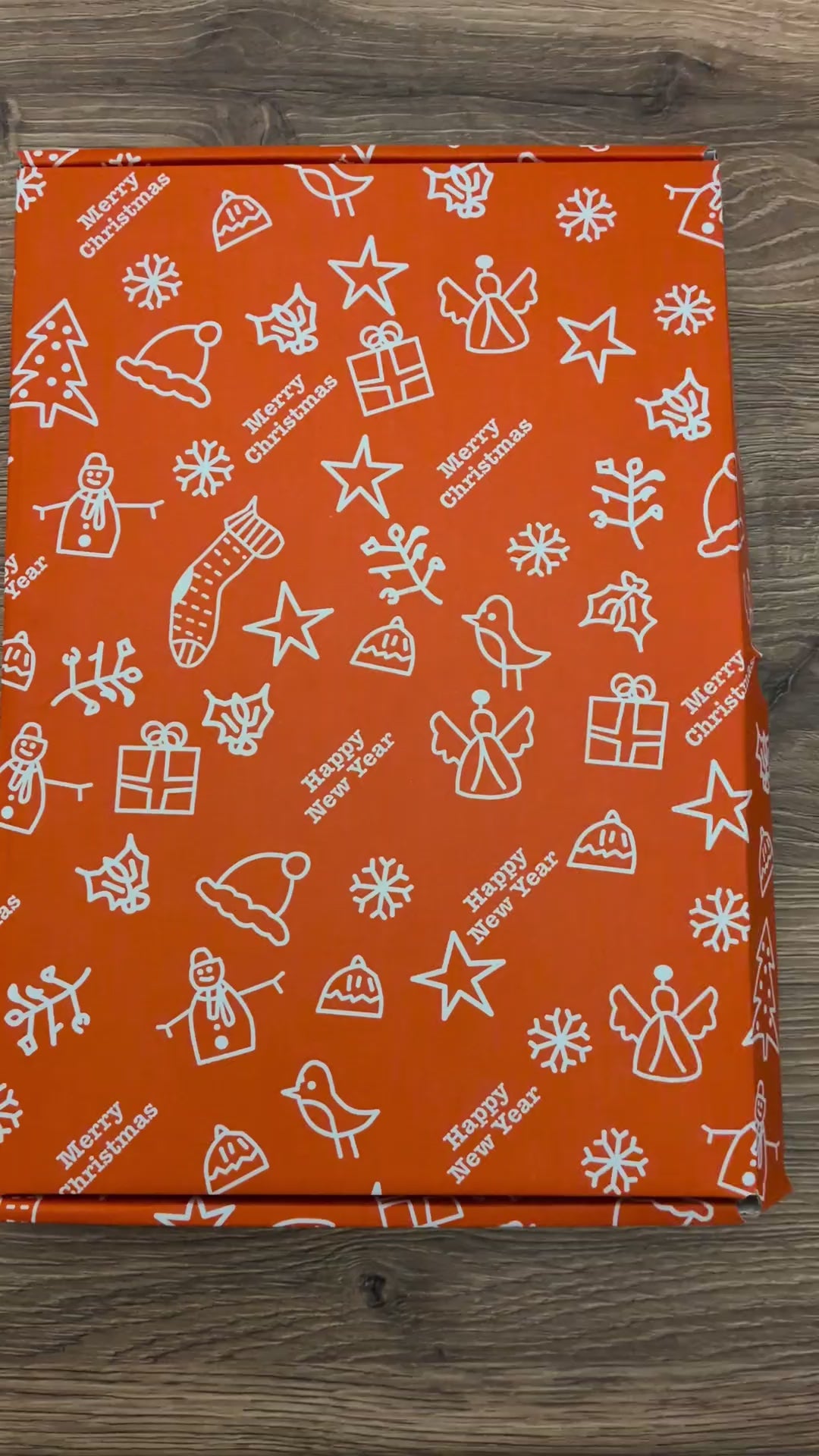 Opening the Christmas Gift Box filled with Swizzels sweets